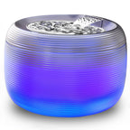 SIBAYS 3.5L Cat Water Fountain, 118oz Large Capacity Cat Fountains for Drinking with Water Level LED Light, Quiet Automatic Pet Water Fountain for Cats Indoor, Dog Water Dispenser Easy to Clean F-016B