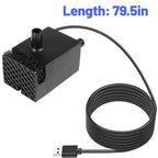 SIBAYS Cat Water Fountain Replacement Pump, Ultra Quiet Dog Water Fountain Pump for 3.5L/118oz Pet Fountain(FS75/FS77), Dog Water Bowl Dispenser Pump with LED Light(Model: P04)